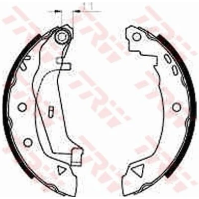 Bilde av TRW GS8240 Bremsesko 203 39 BENDIX RENAULT: CLIO 2