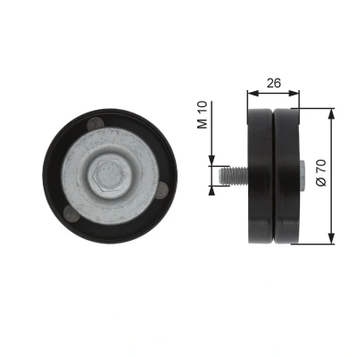 Bilde av GATES FleetRunner Micro V Kit T36363 Styrerulle CHRYSLER: VOYAGER 4