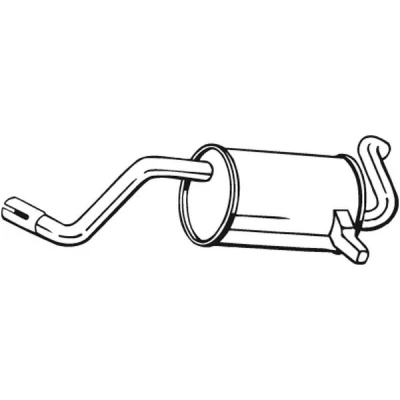 Bilde av sluttlyddemper, renault modus / grand modus, 8200276174, 8200276188, 8200276381, 8200383005
