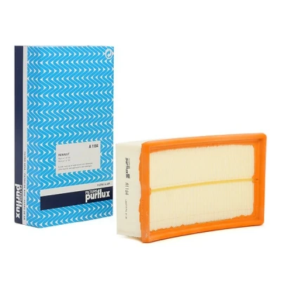 Bilde av PURFLUX A1184 Luftfilter 58 141 237 Filterinnsats NISSAN: Juke, NV200 / Evalia Minibuss, Note I, RENAULT: Clio 3, III Grandtour
