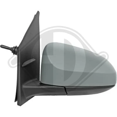 Bilde av Sidespeil Diederichs 4212125 venstre grunnet innstilling, vire, konveks, komplett speil