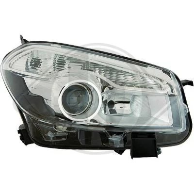 Bilde av DIEDERICHS 6045984 Frontlykter høyre D1S, D1S/H7, H7 xenon NISSAN: Qashqai / Qashqai+2 I