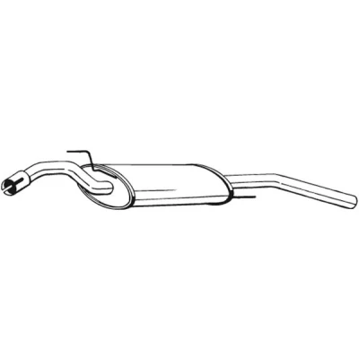 Bilde av sluttlyddemper, vw passat b3/b4, b3/b4 variant, 357253609, 357253609G