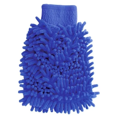 Bilde av AMiO Cwash 09 01750 Vaskehanske til bil 18 Microfibre Wash Glov Mikrofiber Blå