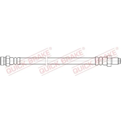 Bilde av QUICK BRAKE 37.048 Bremseslange 215 M10x1 MITSUBISHI: Outlander 2 SUV, ASX Lancer 8 Limousine