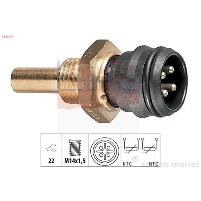 Bilde av Sensor, motortemperatur EPS 1.830.151