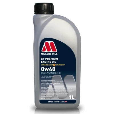 Bilde av Millers Oils Xf Premium 0W 40 1l Motorolje 7725 1 VOLKSWAGEN: Multivan 5 (7HM, Transporter 5, Bus, BMW: Touring, X3