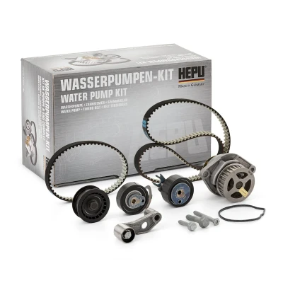 Bilde av HEPU PK05570 Vannpumpe + Registerreimsett med spennelement VOLKSWAGEN: Caddy 3, Golf 6, 5, SKODA: Octavia 2 Combi, Roomster, II Hatchback