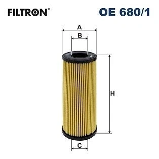 Bilde av FILTRON OE 680/1 Oljefilter Filterinnsats