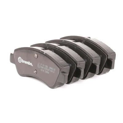 Bilde av BREMBO P 61 066 Bremseklosser ekskl. slitasjevarselkontakt med bremsecaliperskruer tilbehør PEUGEOT: 207 Hatchback, 208 I Hatchback