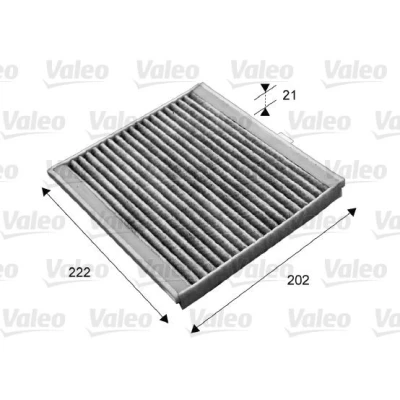Bilde av VALEO CLIMFILTER PROTECT 715676 Kupéfilter Karbonfilter 207mm 220mm 20mm VOLVO: V40 Stasjonsvogn