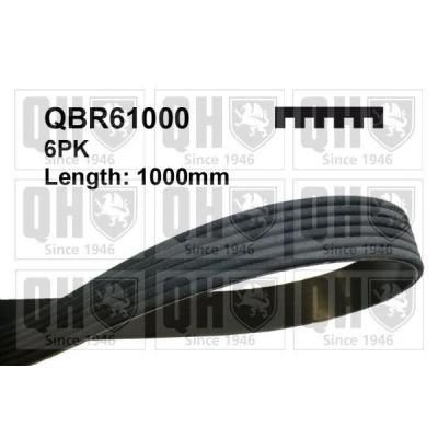 Bilde av QUINTON HAZELL QBR61000 Kileribberem 1000 6 PEUGEOT: 307 Stasjonsvogn, Expert II Tepee, 407 SW, CITROËN: C5 III 3, C4 I Hatchback