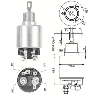 Bilde av Magnetbryter, starter MAGNETI MARELLI 940113050323