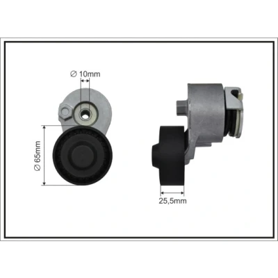 Bilde av CAFFARO 100596SP Spennarm, kilerem med ribber