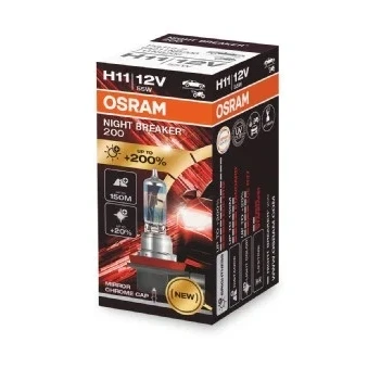 Bilde av OSRAM 64211NB200 Lyspære, fjernlys H11 12V 55W AUDI: Q5, A6 C7 Avant, A4 B7 BMW: X5, 3 Touring, 5 Sedan, MERCEDES BENZ: E Klasse Sedan