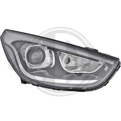 Bilde av DIEDERICHS 6861180 Frontlykter høyre PY21W, HIR2 uten motor for høydejustering hovedlys