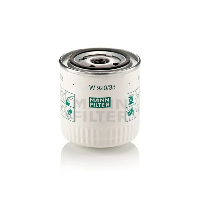 Bilde av MANN FILTER W 920/38 Oljefilter M 20 X 1.5 Påskruingsfilter VOLVO: S40 I, V40 Stasjonsvogn