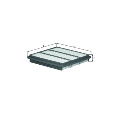 Bilde av MAHLE ORIGINAL LX 989 Luftfilter 37,0 227 225,5, 225,5 Filterinnsats BMW: 5 Sedan, MERCEDES BENZ: C Klasse FORD: KUGA 2, MONDEO 4