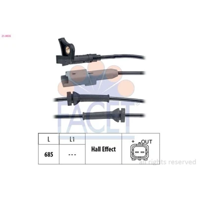 Bilde av ABS sensor FACET 21.0035