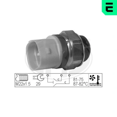 Bilde av Temperaturbryter, radiator ventilator, vw transporter buss iv, flak/chassi skåp 701 959 481 C