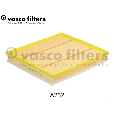 Bilde av DAVID VASCO A252 Luftfilter 48 299 341 firkantet Filterinnsats med forfilter FORD: Transit Custom V362 Van, Minibuss