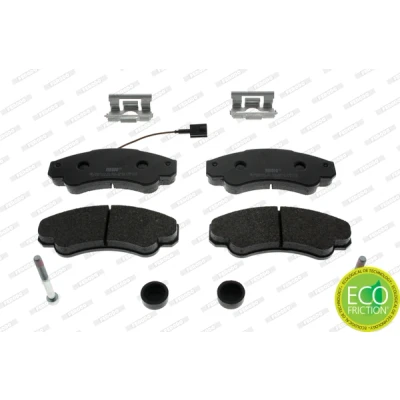 Bilde av FERODO PREMIER ECO FRICTION FVR1479 Bremseklosser inkl. slitasjevarselkontakt med tilbehør FIAT: Ducato III Flatvogn lastebil / Chassis