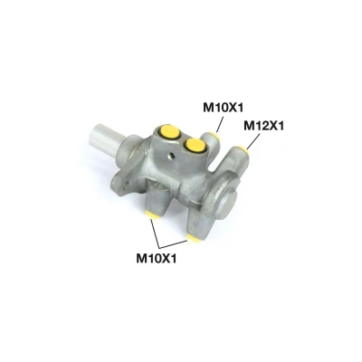 Bilde av BOSCH 0 986 481 063 Hovedsylinder 4 23,81 uten bremsevæskebeholder Aluminium M 10 x 1