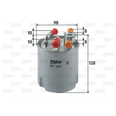 Bilde av VALEO 587544 Drivstoffilter ledningsfilter 10