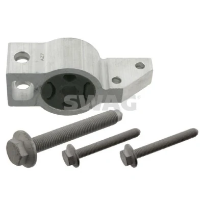 Bilde av SWAG 32 93 2542 Styrestang Lagring med festemateriell framaksel venstre, nede, bak gummi VOLKSWAGEN: Touran I, Golf 5, Caddy 3, SKODA: Octavia 2 Combi