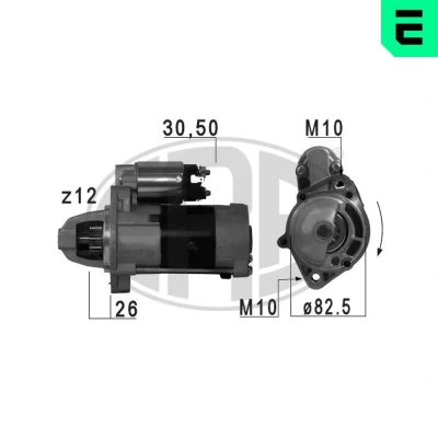 Bilde av ERA 220710A Starter 12 2,2 JEEP: GRAND CHEROKEE 2