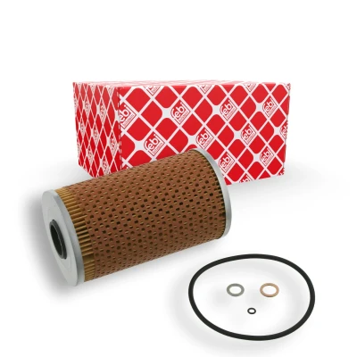 Bilde av FEBI BILSTEIN 26691 Oljefilter med tetningsring Filterinnsats BMW: 3 Sedan, 5 Touring, OPEL: Omega B Caravan, Sedan