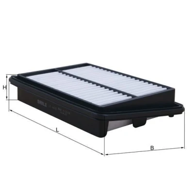 Bilde av MAHLE ORIGINAL LX 4478 Luftfilter 40mm 157mm 226mm Filterinnsats SUZUKI: SX4 II S Cross, SWIFT 5, Vitara IV SUV