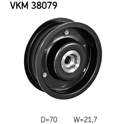 Bilde av SKF VKM 38079 Styrerulle MERCEDES BENZ: G Klasse SUV, E T modell, GL