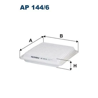 Bilde av FILTRON AP 144/6 Luftfilter 48,5 220 226 Filterinnsats