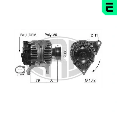 Bilde av ERA 210572A Dynamo 14V 90A
