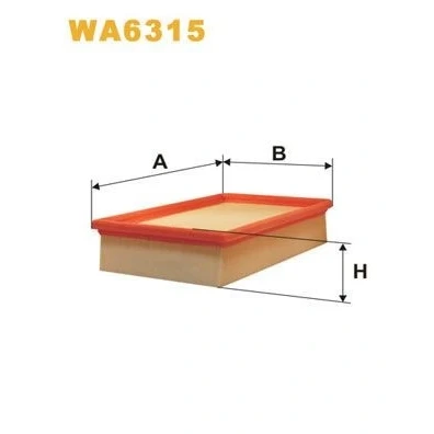 Bilde av WIX FILTERS WA6315 Luftfilter 57 157 262 Filterinnsats