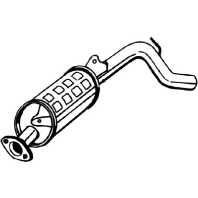Bilde av sluttlyddemper, daewoo tico, 14300A78B00