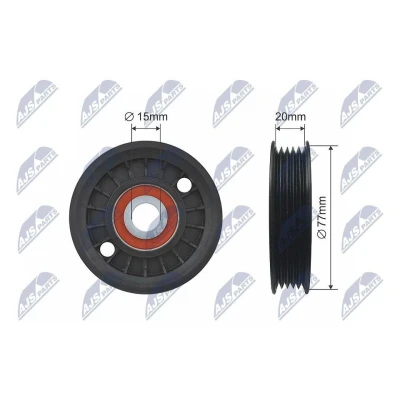 Bilde av Styrerulle kilerem, audi a4 b5, b5 avant, a6 c5, c5 028 903 315 M, 028903315M