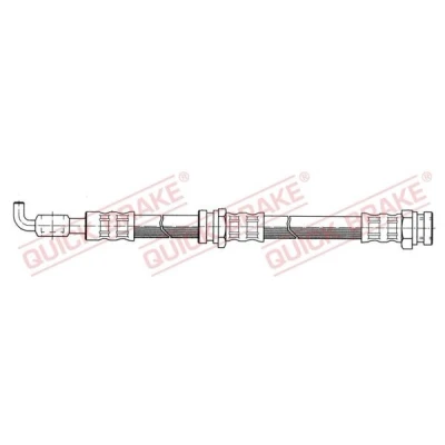Bilde av QUICK BRAKE 50.970 Bremseslange 410 MAZDA: 626 V Stasjonsvogn, IV Hatchback, 323 C Hatchback