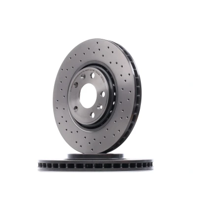 Bilde av BREMBO 09.B352.1X Bremseskiver 320 28 5 perforert / ventilert belagt høy karbon med skruer RENAULT: MEGANE 3 Grandtour, Talisman Grandtour