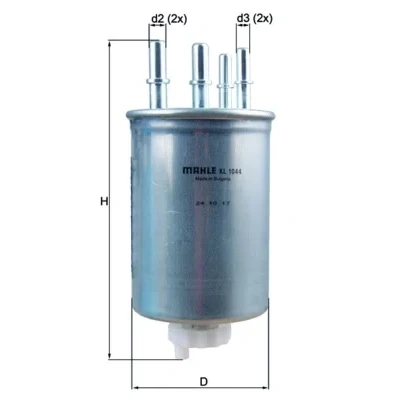Bilde av MAHLE ORIGINAL KL 1044 Drivstoffilter ledningsfilter 10 9,9 LAND ROVER: Range Rover 4, Discovery 5
