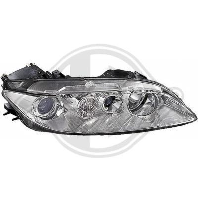 Bilde av DIEDERICHS 5625082 Frontlykter høyre H1/H1/H3 med tåkelykt motor for høydejustering hovedlys