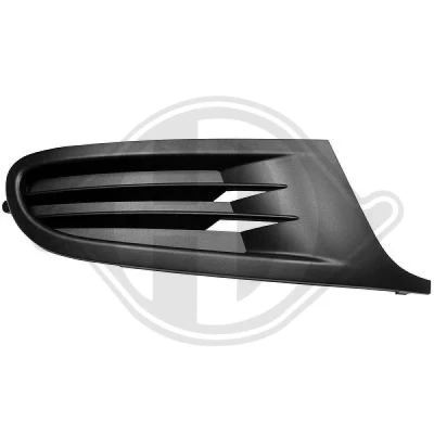 Bilde av DIEDERICHS Priority Parts 2215049 Ventilasjonsgitter venstre for kjøretøy uten tåkelykt VOLKSWAGEN: GOLF 6