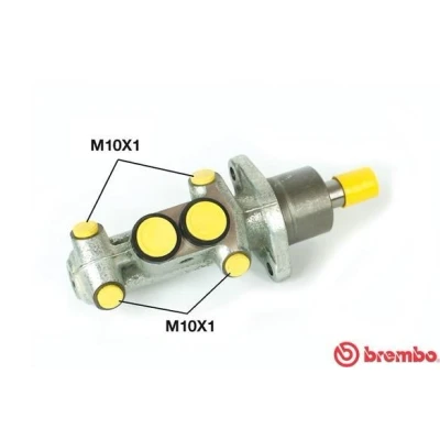 Bilde av BREMBO M 85 046 Hovedsylinder 25,4 Støpejern 10 x 1 (4) VOLKSWAGEN: Transporter 4 Bus,