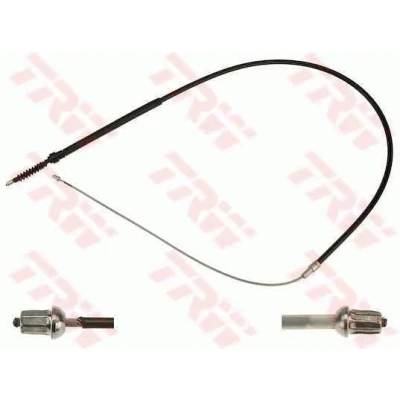 Bilde av TRW GCH2684 Bremsekabel 1615, 1055 Skivebrems AUDI: TT Coupé