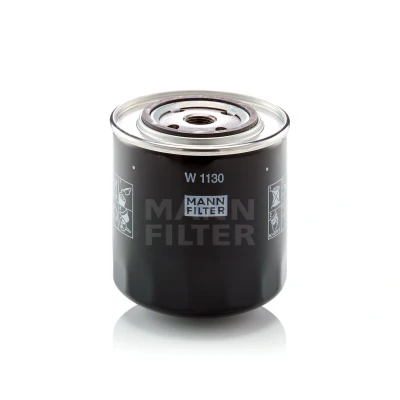 Bilde av MANN FILTER W 1130 Oljefilter 3/4 16 UNF med en retursperreventil Påskruingsfilter FIAT: Ducato I Flatvogn lastebil/Chassis, Van