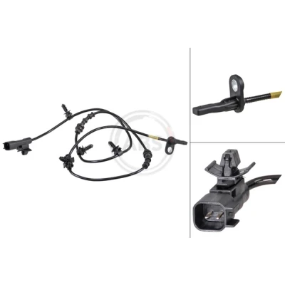 Bilde av A.B.S. 32122 ABS sensor aktiv 1055 1145 37 svart