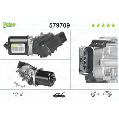 Bilde av VALEO 579709 Vindusviskermotor 12 foran for høyre/venstre ratt ORIGINAL PART