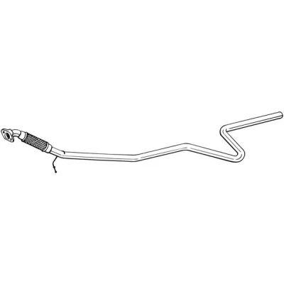 Bilde av Eksosrør, Senter, ford fiesta v, van fusion, 1206425, 1207509, 1221694, 1557456