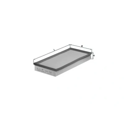 Bilde av MAHLE ORIGINAL LX 726 Luftfilter 47,3 186 350,0 Filterinnsats VOLVO: V70 I, 2, XC70 I Cross Country